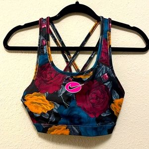 Nike flower power sports bra